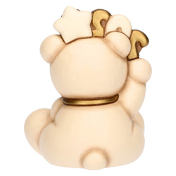 Teddy Buon Anno 2027, oro,  in ceramica