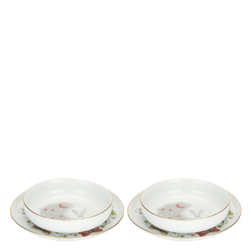 Set 2 posti tavola in porcellana Artemis