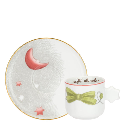 Set 6 tazzine espresso in porcellana Artemis