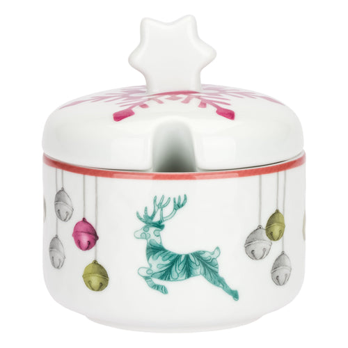 Set 2 tazzine con zuccheriera in porcellana Artemis