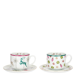 Set 2 tazze colazione in porcellana Artemis