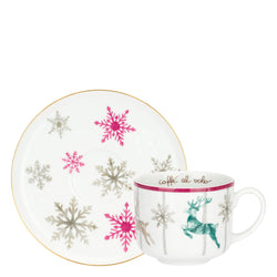 Set 2 tazze colazione in porcellana Artemis