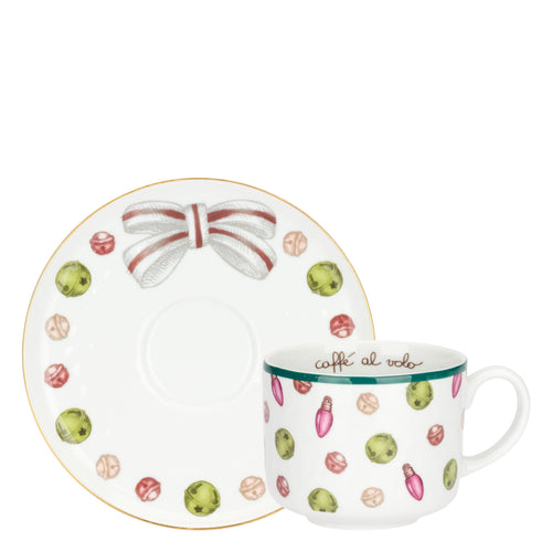 Set 2 tazze colazione in porcellana Artemis