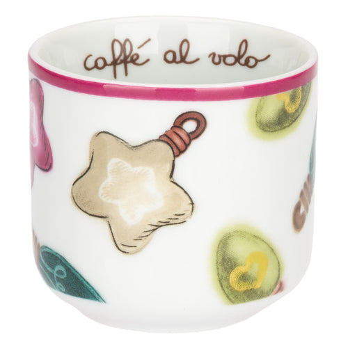 Set 6 caffeini in porcellana Artemis