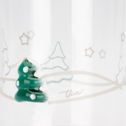 Set 2 bicchieri con alberi di Natale Artemis