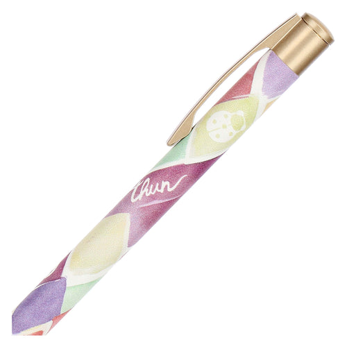 Penna con pattern e coccinella