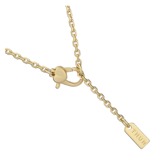 Collana con pendente magnolia viola