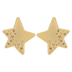 Orecchini pin stella e cristalli