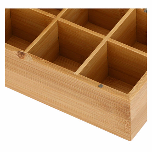 Scatola porta bustine da tè in legno