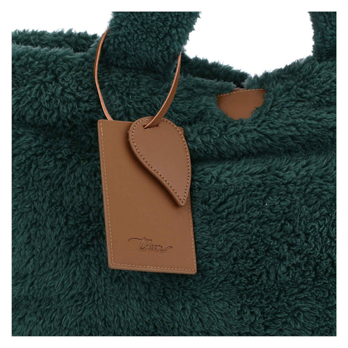 Plaid con borsa, verde