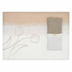Set tovaglietta con tovagliolo, Pure Elegance