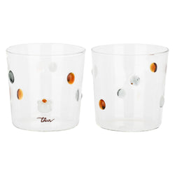 Set 2 tumbler a pois, Pure Elegance