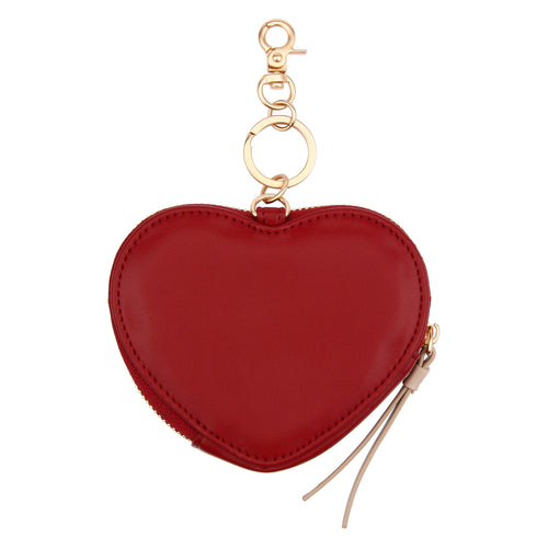 Portachiavi cuore con borchie, ribes