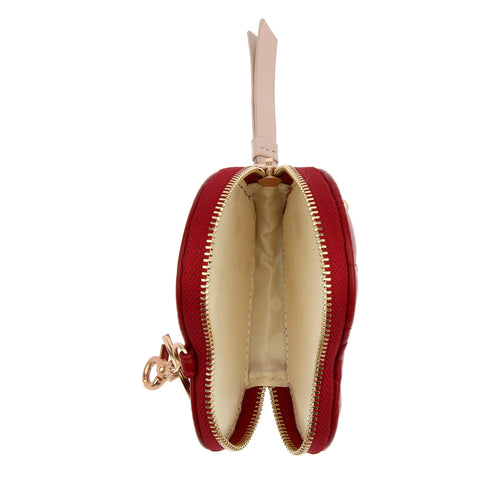 Portachiavi cuore con borchie, ribes
