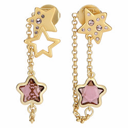 Orecchini con catenina 3 stelle