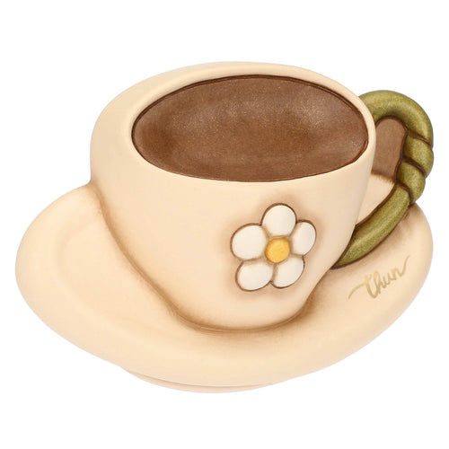Decorazione da parete tazzina in ceramica Country Bloom, piccola