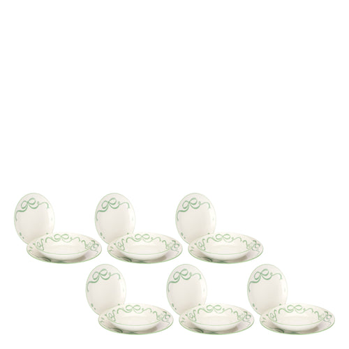 Set Piatti 18 pezzi con Fiocco - THUN T13305057P00