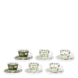 Set 6 Tazzine con Piattino, caffè al volo - THUN T13332653P00