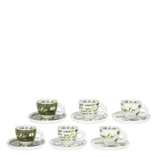 Set 6 Tazzine con Piattino, caffè al volo - THUN T13332653P00