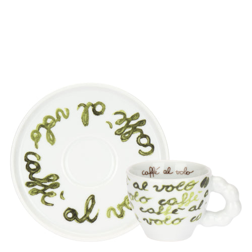 Set 2 Tazzine con Piattino e Zuccheriera, caffè al volo - THUN T13333505P00