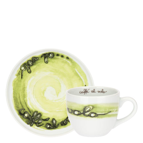 Set 2 Tazze Grandi con Piattino, caffè al volo - THUN T13334419P00