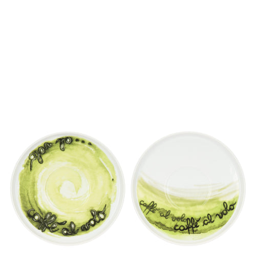 Set 2 Tazze Grandi con Piattino, caffè al volo - THUN T13334419P00