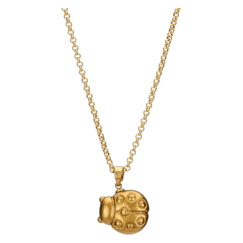 Collana con coccinella