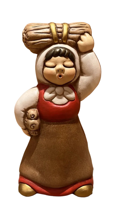 Donna con fascina Presepe Giubileo