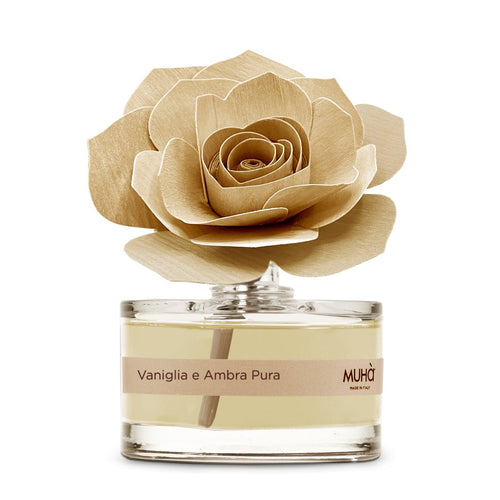 Bomboniera Rosa Vaniglia e Ambra Pura