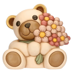 Teddy con mazzo di fiori, maxi