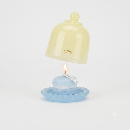 Candela macaron cloche gialla