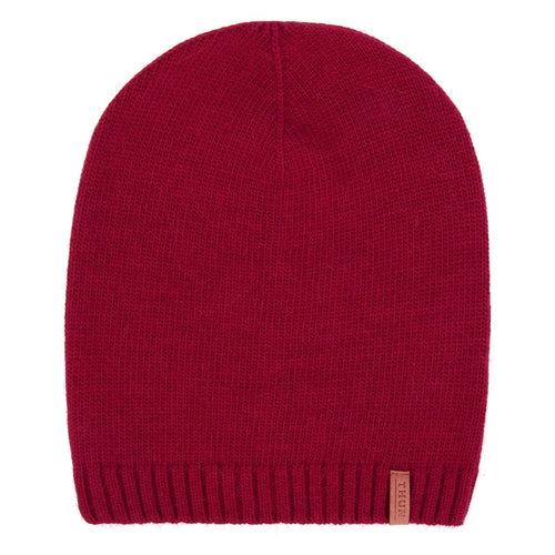 Cappellino di lana forma classica rosso
