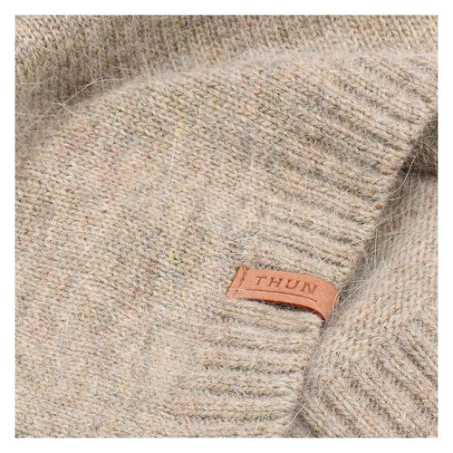 Cappellino di lana forma classica beige