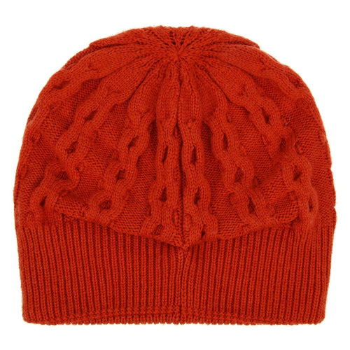 Cappellino di lana rosso