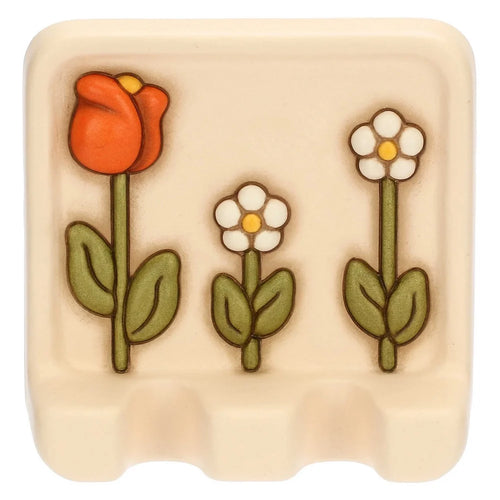 Poggiamestoli triplo in ceramica Happy Country
