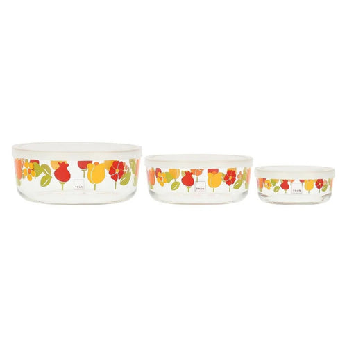 Set tre contenitori ermetici Happy Country