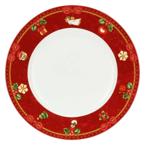 Set 6 piatti in porcellana Magico Natale
