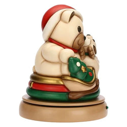 Carillon Teddy e Renna Robin in ceramica, maxi