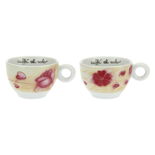 Set 2 tazze medie "Amore primavera"