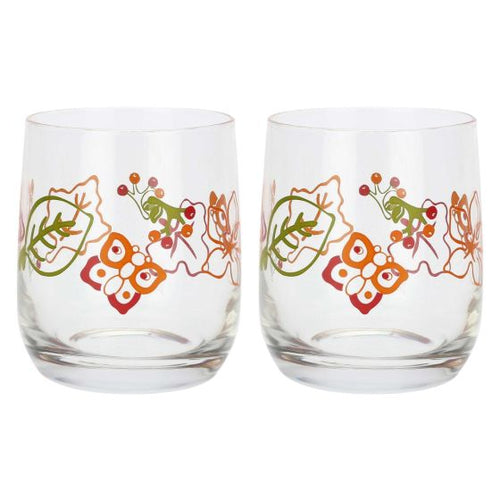 Set due bicchieri da acqua Hello Autumn