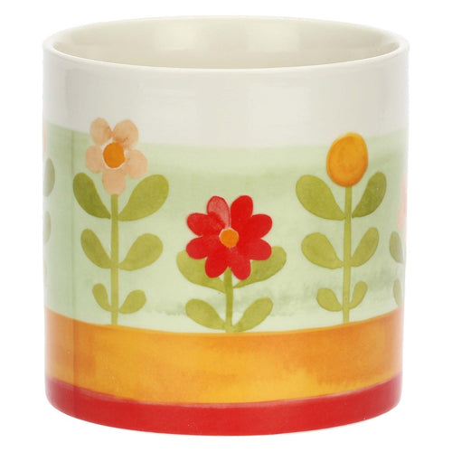 Cachepot in stoneware Florianne, grande
