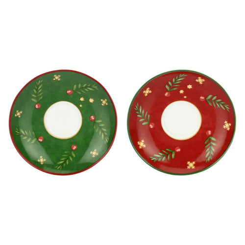 Set 6 tazzine espresso in porcellana Sorprese di Natale