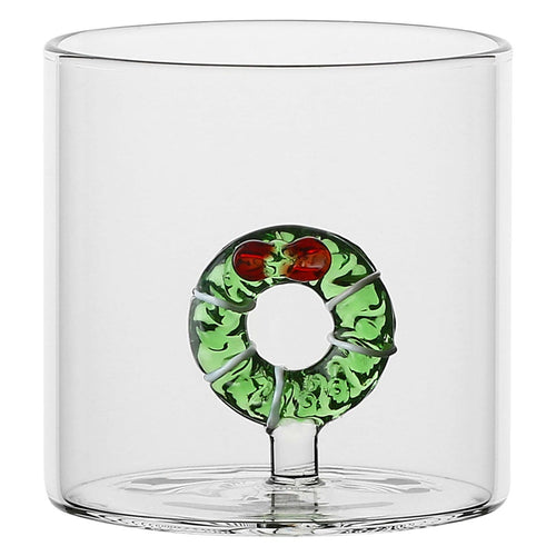 Set 2 bicchieri con ghirlanda Sorprese di Natale - THUN P5142A91
