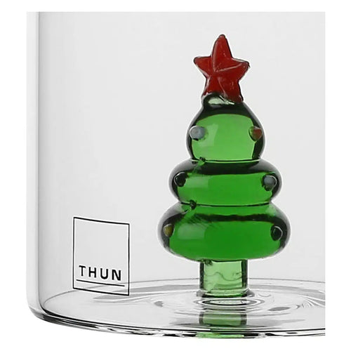 Set 2 bicchieri con albero Sorprese di Natale