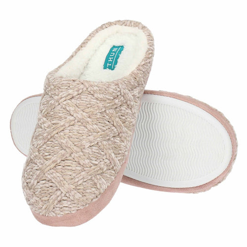 Pantofole in ciniglia intrecciate AbbracciAMI 38-39