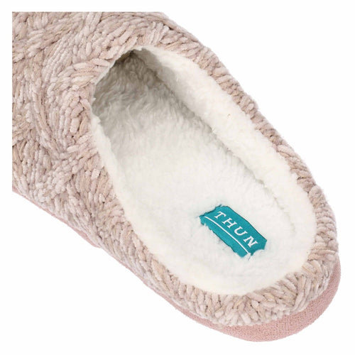 Pantofole in ciniglia intrecciate AbbracciAMI 40-41