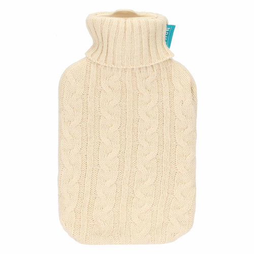 Boule acqua calda con cover in tricot jaqard AbbracciAMI, tortora