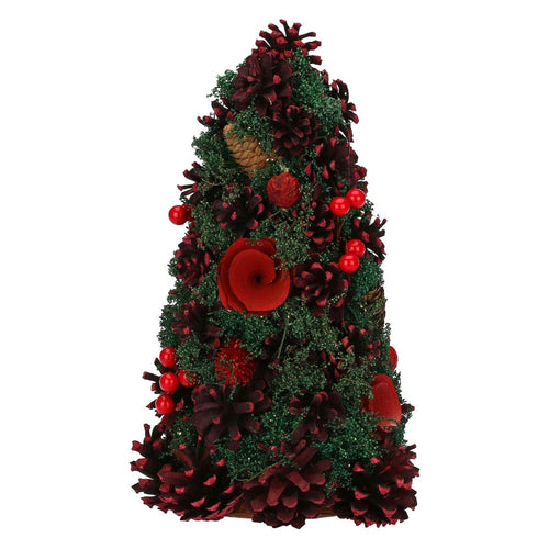 Mini albero di Natale rosso