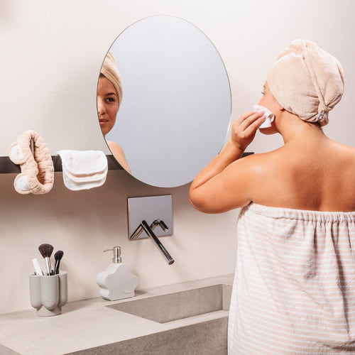 Set turbante e telo spa