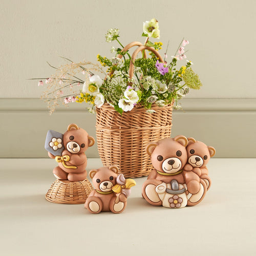 Teddy Primavera in ceramica con aquilone, medio